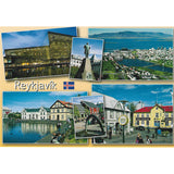 Postcard, Reykjavík multiview
