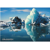 Postcard, Jökulsárlón lagoon with icebergs III