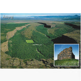 Postcard, Ásbyrgi, north Iceland