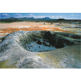 Postcard, Geothermal area by Námafjall, Mývatn