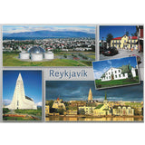 Postcard, Reykajvík multiview