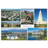 Postcard large, Reykjavík, The Pond