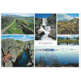 Postcard large, Þingvellir multiview