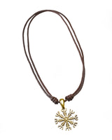 Necklace, Bronze look, Helm of Awe Symbol