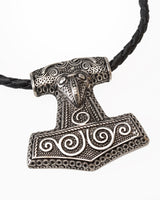 Necklace, Leather, Thor's Hammer