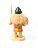 Wooden Viking Man, Spear