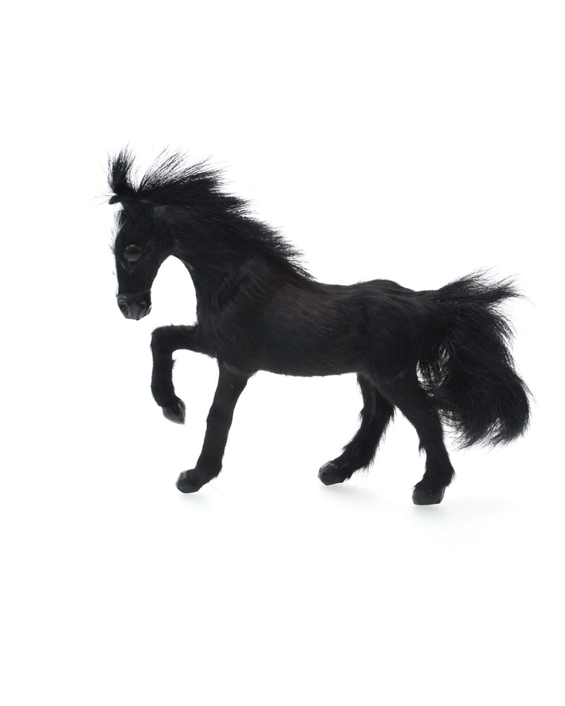 Horse natural fur, Black