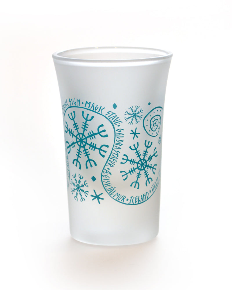 Frosted shot glass, Helm of Awe Charm