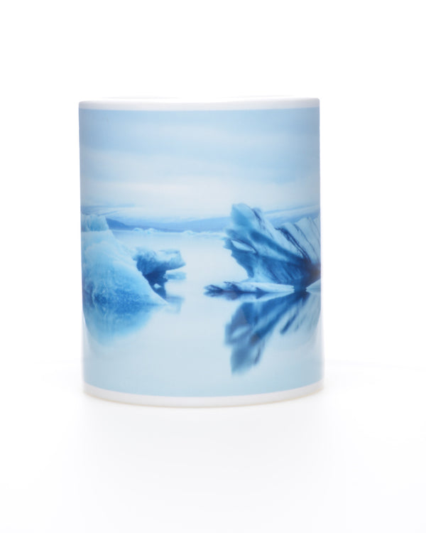 Mug, photo - Jökulsárlón 'panorama'