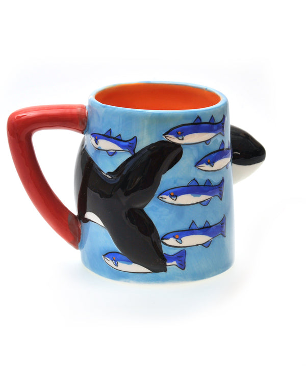 Sculpted mugs, Whale