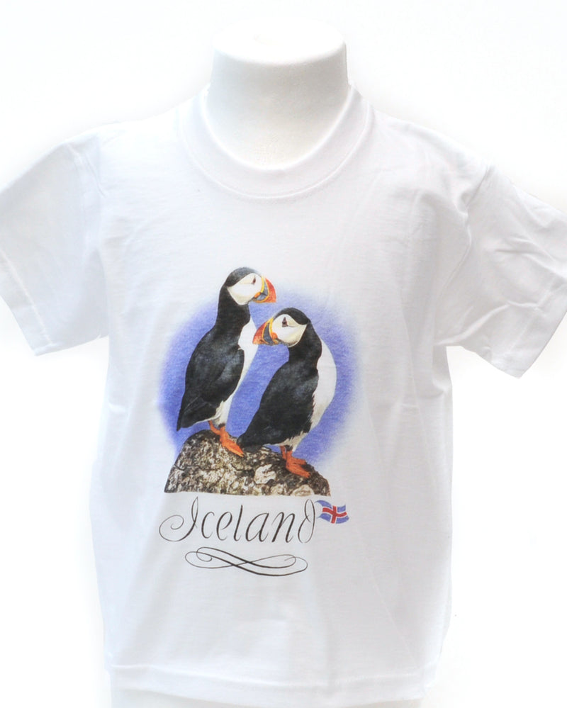 Child t-shirt, Puffins