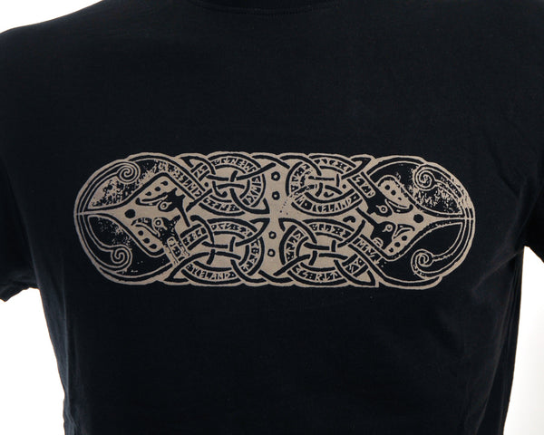 T-shirt, Celtic, horizontal, black