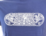 T-shirt, Celtic, horizontal, blue