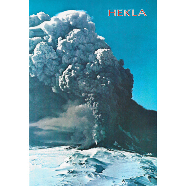 Postcard, The Hekla eruption 1947