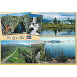Postcard, Thingvellir multiview