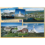Postcard, Stykkishólmur multiview