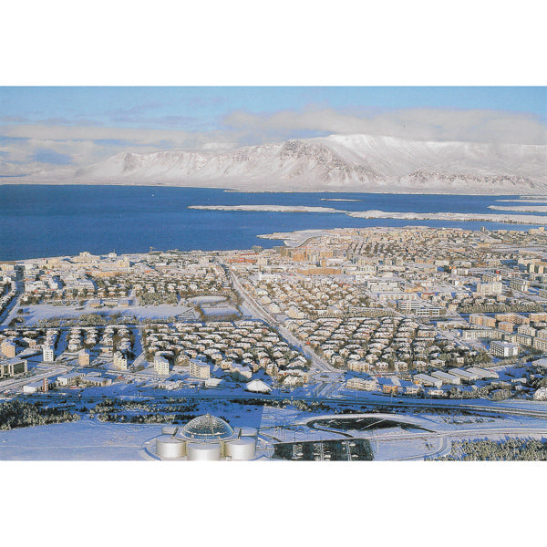 Postcard, The Pearl, city of Reykjavík