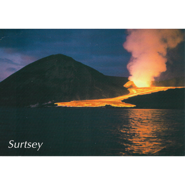 Postcard, Surstey eruption 1963 I