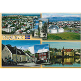 Postcard, Reykjavík multiview