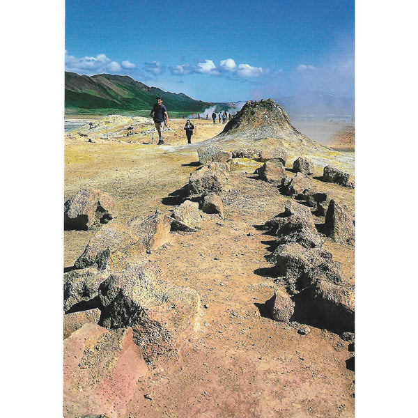 Postcard, Geothermal area by Námafjall, Mývatn