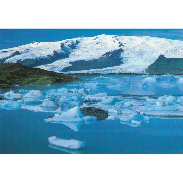 Postcard, Jökulsárlón lagoon with icebergs V