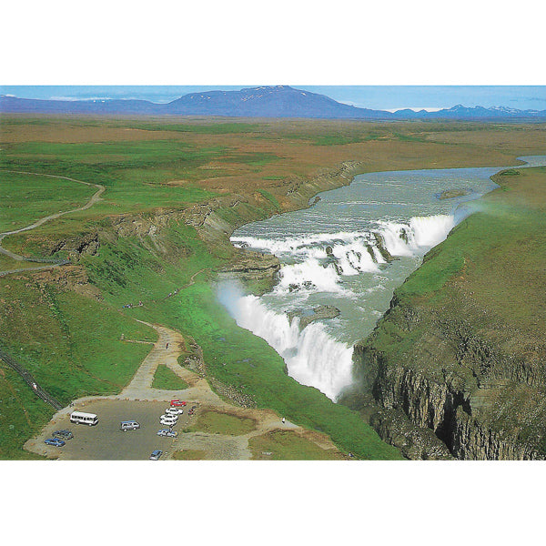 Postcard, Gullfoss waterfall III