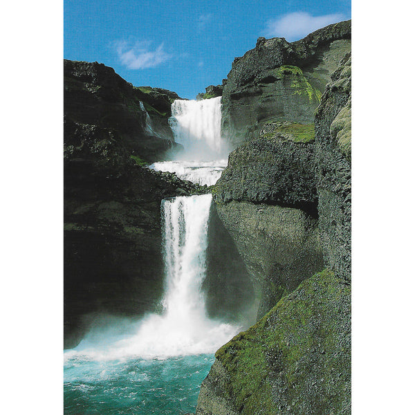 Postcard, Ófærufoss waterfall