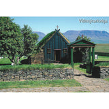 Postcard, Víðmýrarkirkja church