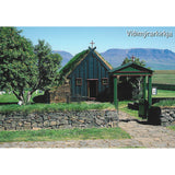 Postcard, Víðmýrarkirkja church