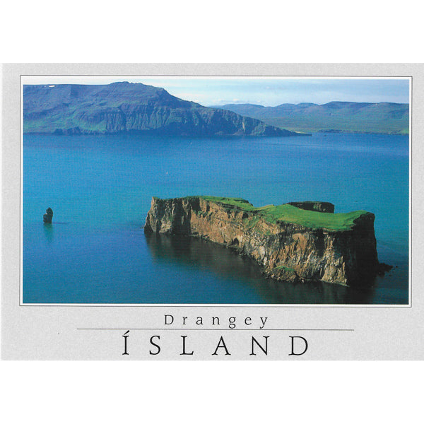 Postcard, Drangey Island off the Skagafjörður peninsula