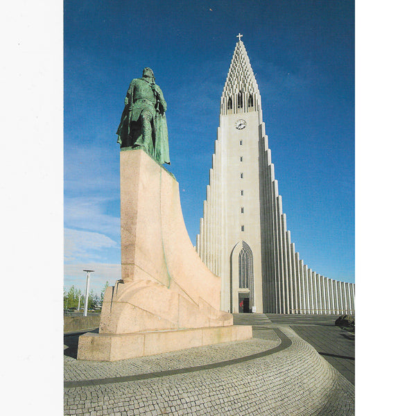 Postcard, HallgrÃ­mskirkja-Leifur