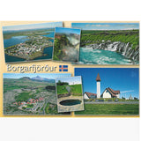 Postcard, Borgarfjörður multiview