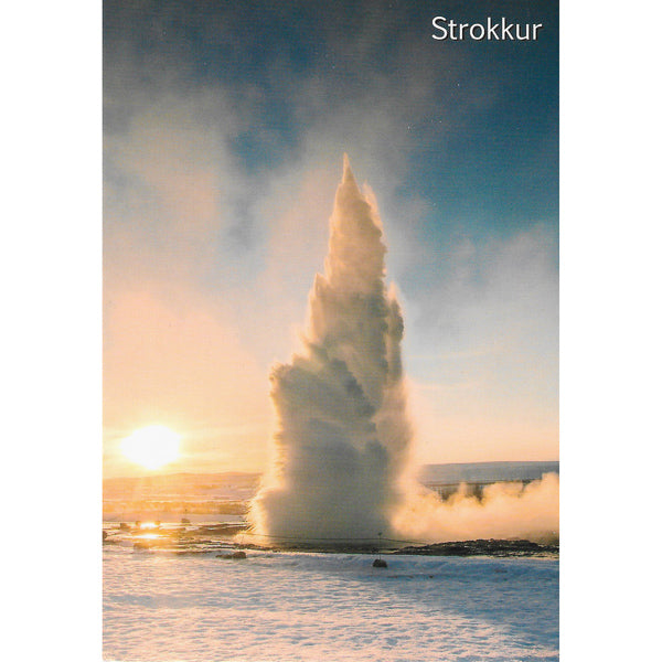 Postcard, Strokkur winter