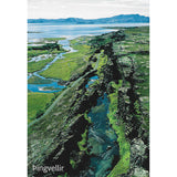 Postcard, Þingvellir Almannagjá rift