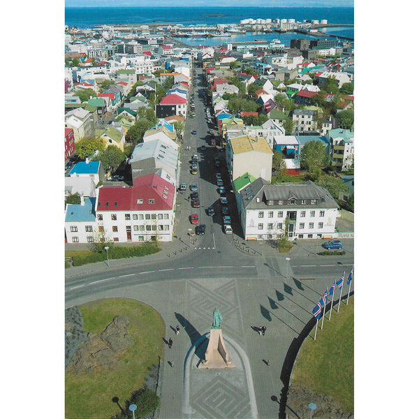 Postcard, View from Hallgrí­mskirkja