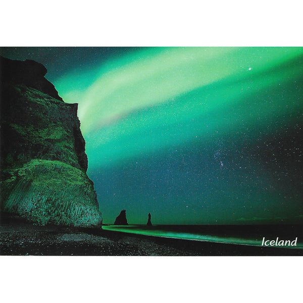 Postcard, Northern Lights - Aurora Borealis