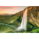 Postcard, Seljalandsfoss sunset