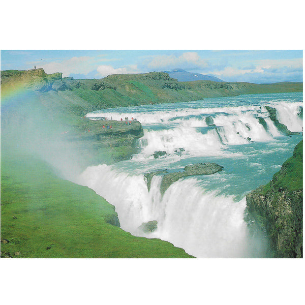 Postcard, Gullfoss waterfall