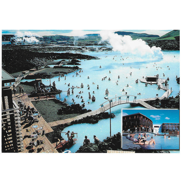 Postcard, New Blue Lagoon, 2 views