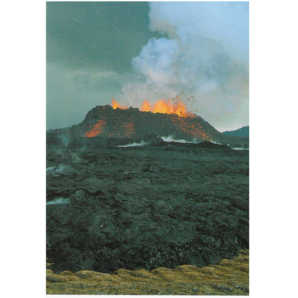 Postcard, Krafla eruption 1984