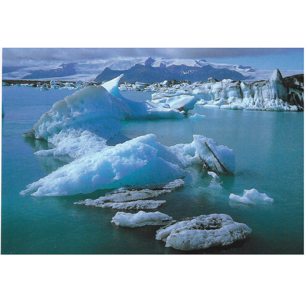 Postcard, Jökulsárlón glacial lagoon