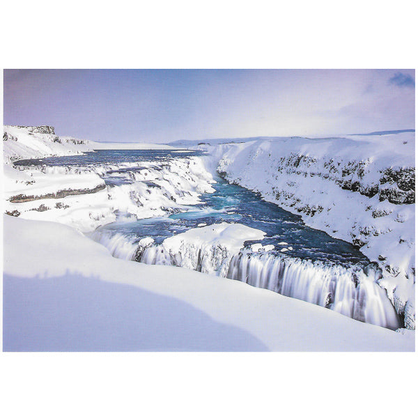 Postcard, Gullfoss, winter