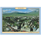 Postcard, Akureyri, town center