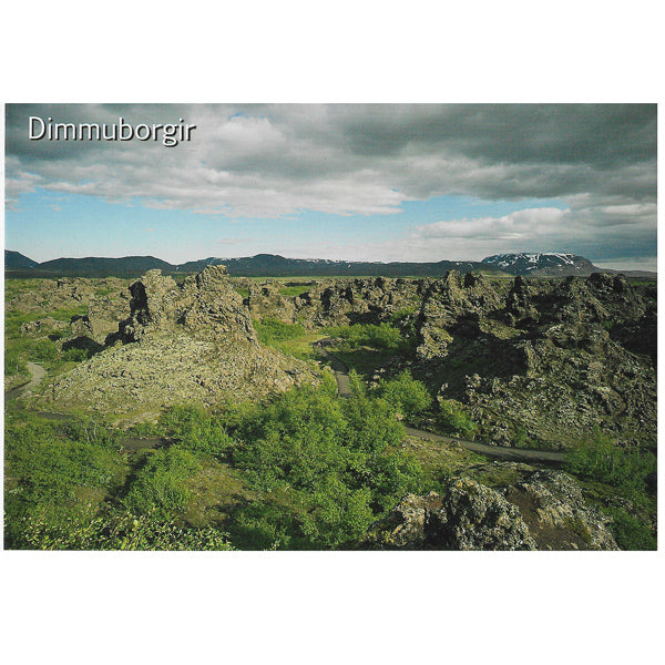 Postcard, Dimmuborgir, Mývatn