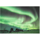 Postcard, Northern Lights at Mývatn