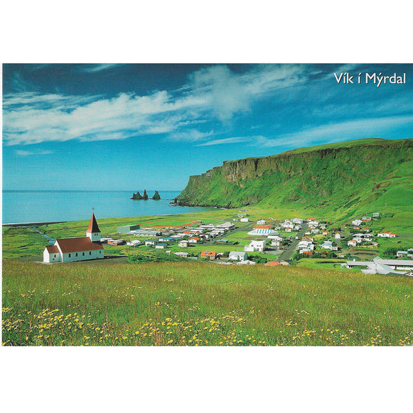 Postcard, Ví­k, flowers