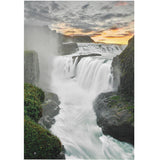 Postcard, Gullfoss, sunrise