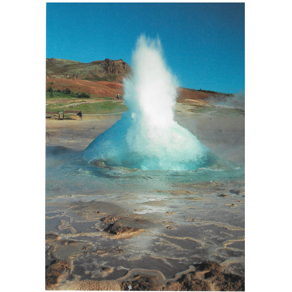 Postcard, Strokkur, close-up