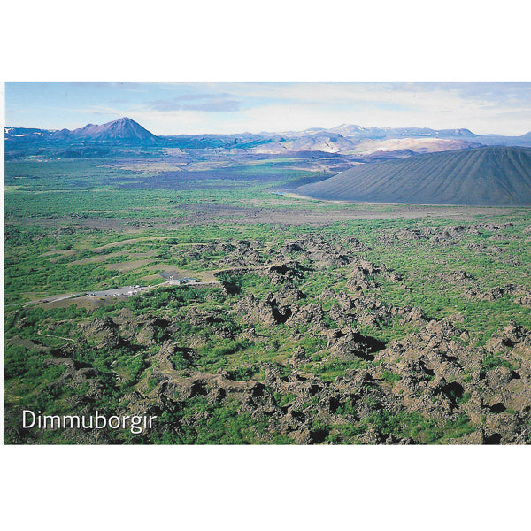 Postcard, Dimmuborgir in Mývatn