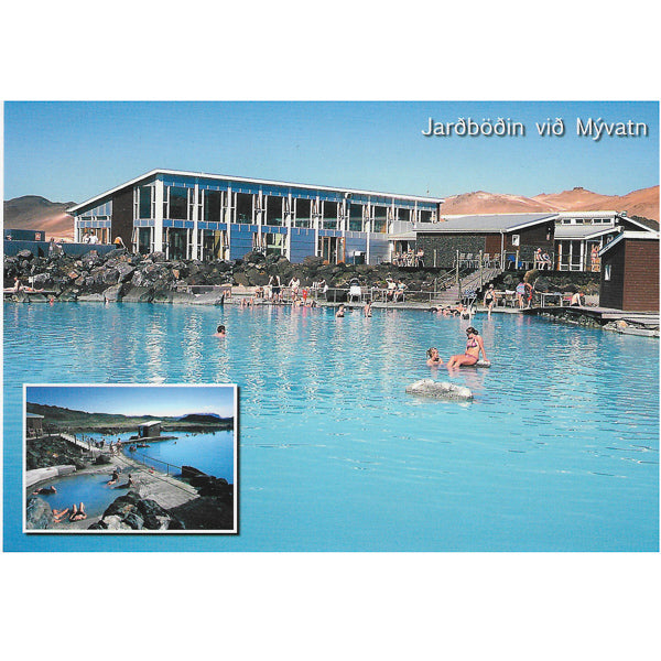 Postcard, Geothermal baths in Mývatn